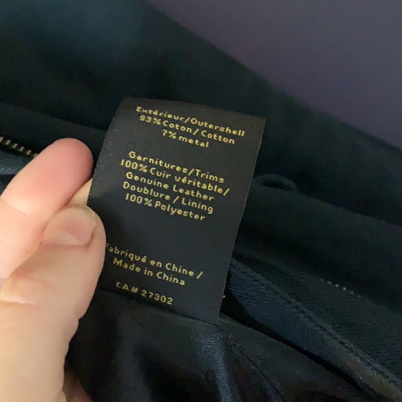 Mackage canvas and leather waist coat - Picture 6 of 7